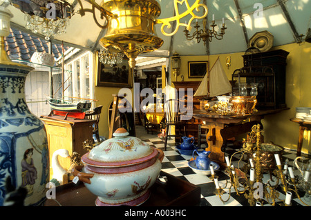 Copenhagen DANIMARCA cercando Stroget da Hojbro Plads Foto Stock