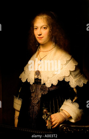 Ritratto di Maria viaggio Harmenz Rembrandt van Rijn Paesi Bassi olandese Holland Foto Stock