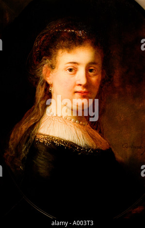 Harmenz Rembrandt van Rijn pittura pittore Saskia sua moglie olandese olandese Holland Foto Stock