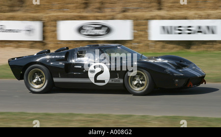 1966 Ford GT MK1 GT40 a Goodwood Festival della velocità, Sussex, Regno Unito. Foto Stock