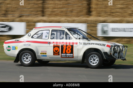 1970 Ford Escort World Cup a Goodwood Festival della velocità, Sussex, Regno Unito Foto Stock