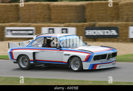 1975 BMW 3.0 CSL 'Batmobile' al 2004 Goodwood Festival of Speed, Sussex, Regno Unito. Foto Stock