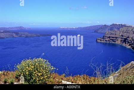 SANTORINI Cyclades Grecia Foto Stock