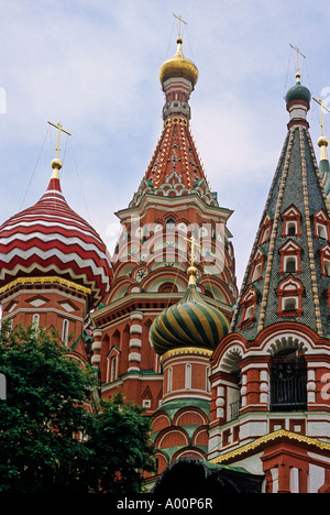 Cattedrale di San Basilio Cremlino Mosca Russia Foto Stock