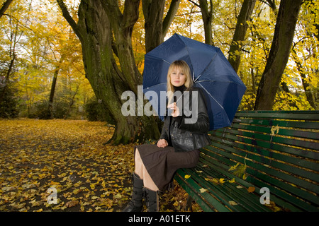 2006 11 07 Ginevra Svizzera giovane russa capelli biondi donna 07 11 2006 Geneve Suisse Jeune blonde russe Foto Stock