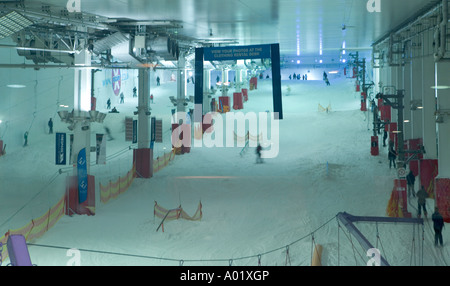 , Milton Keynes, indoor arena, sci, snowdrome Foto Stock