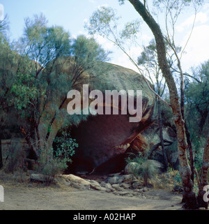 Di Hippos Yawn Rock Hyden Australia Occidentale Foto Stock