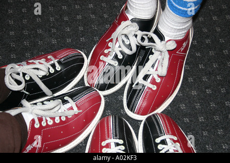 Scarpe da bowling Foto Stock