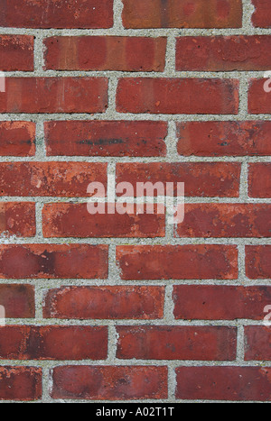 Dettaglio di un semplice muro di mattoni patterns texture e sfondi Foto Stock