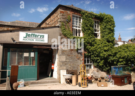 JEFFERYS Sale di aste a Lostwithiel Cornwall Regno Unito dove una selezione di dipinti ad olio 1914 1918 LA PRETESA DI ESSERE DA ADOLF HITLER Foto Stock