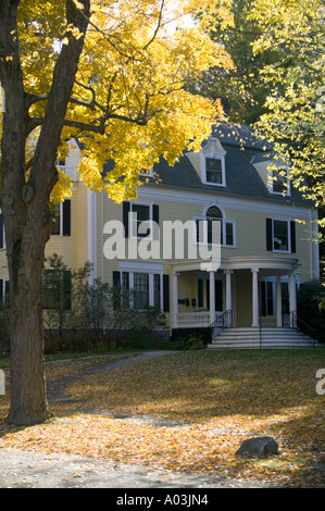 Collegio dormitorio Amherst Amherst Massachusetts Foto Stock