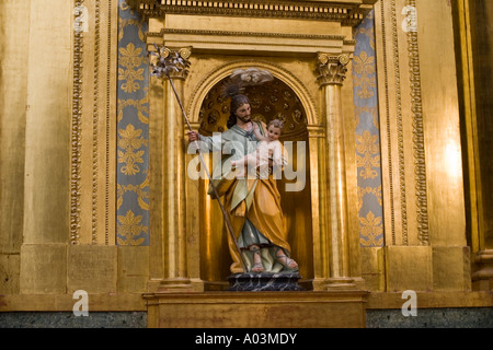 Infant Cristo Cappella della presentazione Cattedrale di Burgos Spagna settentrionale Foto Stock