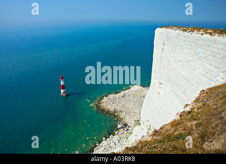 Beachy Head Lighthouse, East Sussex, Inghilterra Foto Stock