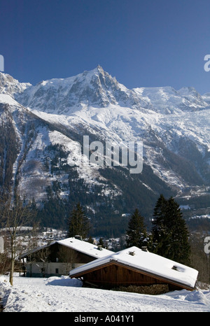 Chamonix Haute Savoie, Francia Foto Stock