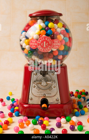 Bubble Gum macchina Foto Stock