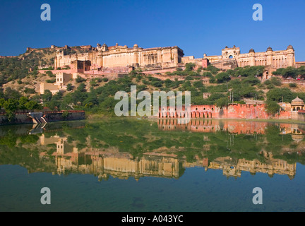 Forte Amber, Jaipur, Rajasthan, India Foto Stock