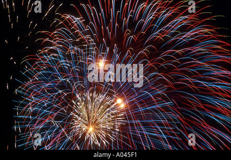 Fuochi d'artificio Foto Stock