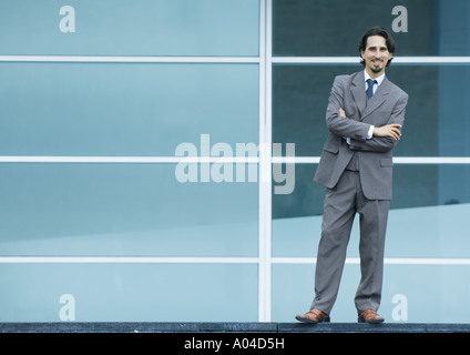 Imprenditore a piena lunghezza ritratto Foto Stock