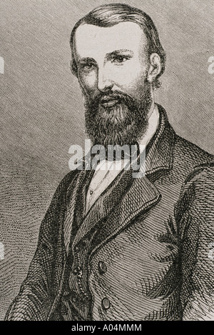 William John Wills, 1834 - 1861. Surveryor britannico ed esploratore. Spedizione Burke e Wills. Foto Stock