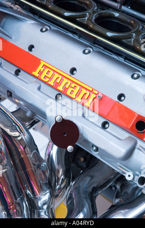FERRARI Capitale del mondo; un motore Ferrari, Emilia Romagna, Maranello, Italia Foto Stock