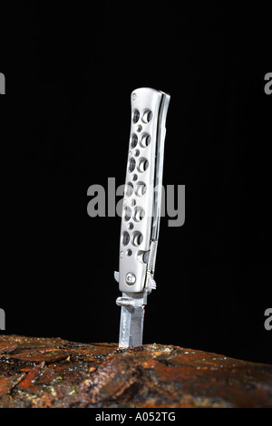 Coltello blocco Foto Stock