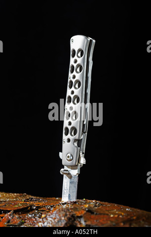 Coltello blocco Foto Stock