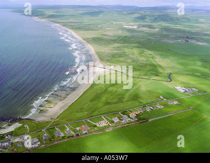 Machrihanish Golf Strathclyde Scozia vista aerea Foto Stock