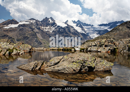 Lac Lauson rotta 18 Valnontey Parco Nazionale Gran Paradiso Italia Foto Stock