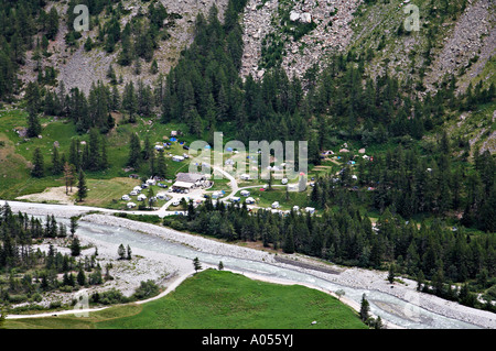 Percorso 18 Valnontey Parco Nazionale Gran Paradiso Italia Foto Stock