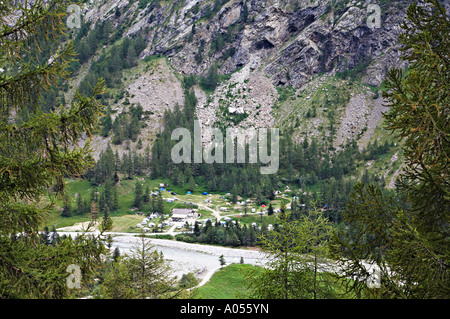 Percorso 18 Valnontey Parco Nazionale Gran Paradiso Italia Foto Stock