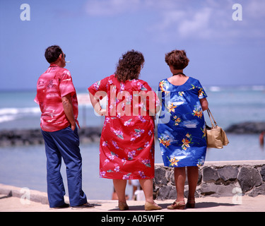 Stati Uniti - Hawaii: sulla spiaggia di Waikiki di Oahu () Foto Stock