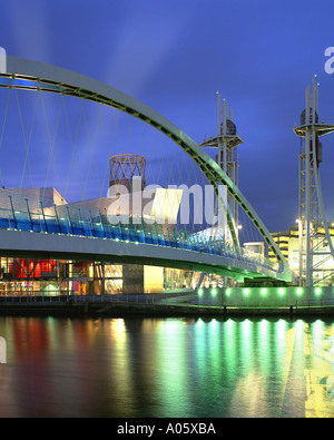GB - Manchester: La nuova Lowry Centre a Salford Quay Foto Stock