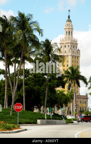 Libertà torre sulla Biscayne Boulevard Miami Florida USA Foto Stock