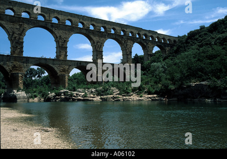 Pont du Gard Provence Francia Foto Stock