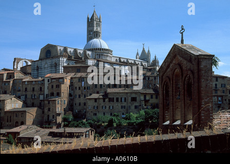 Il Duomo di Siena Toscana Italia Foto Stock