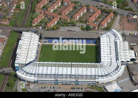 Vista aerea di Birmingham City Football Club è anche noto come St Andrew's Stadium o St Andrews Stadium, casa dei Blues Foto Stock