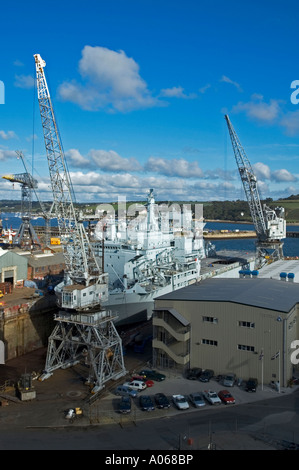 Pendennis Shipyard in falmouth,cornwall,Inghilterra Foto Stock