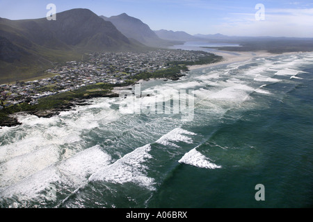 Vista aerea di hermanus walker bay riserva naturale Foto Stock
