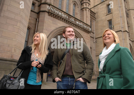 Copyright Pic da Howard Barlow MANCHESTER STUDENTI UNIVERSITARI Foto Stock