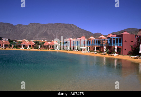 Laguna a Hyatt Hotel di Taba Heights Foto Stock