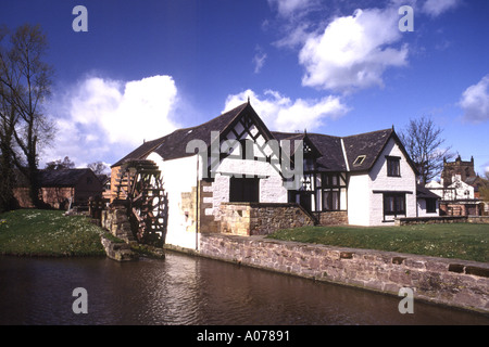 Mulino ad acqua Rossett Galles del Nord Foto Stock