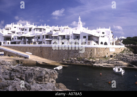 Moresco villaggio di Binibeca Menorca Minorca isole Belaric Spagna Euorpe Foto Stock