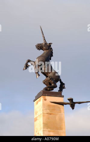 Falcon Square, Eastgate Plaza Shopping Center. La città di Inverness. XPL 4232-399 Foto Stock