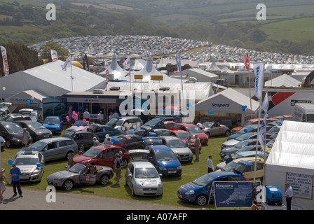 Il Royal Cornwall Show vista aerea Foto Stock