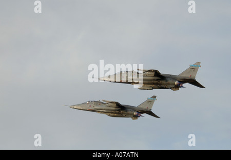 Sepecat Jaguar GR3un getto anglo-francese attacco a terra di aeromobili. 4155-394 XAV Foto Stock