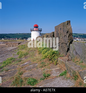 Burry Port faro Carmarthenshire, South Wales, Regno Unito Foto Stock