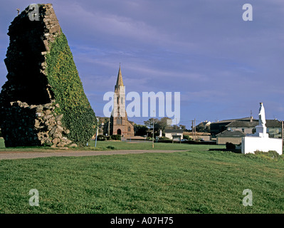 La madonna di isola co wexford REPUBBLICA DI IRLANDA EUROPA Ottobre sito di un antico monastero dedicato alla Beata Vergine Foto Stock