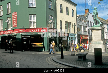 La cittadina di WEXFORD CO WEXFORD REPUBBLICA DI IRLANDA EUROPA Ottobre il Bull Ring da comune Quay Street sede del passato ai raduni politici Foto Stock