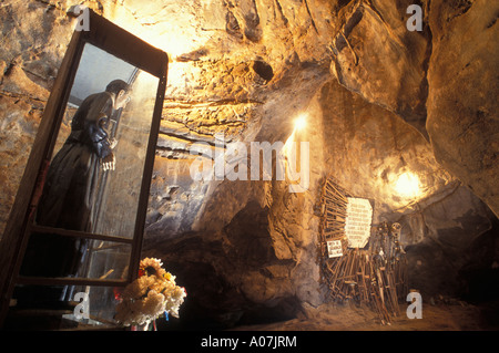 Gruta São Geraldo, Bom Jesus da Lapa, città stato di Bahia, in Brasile. Foto Stock