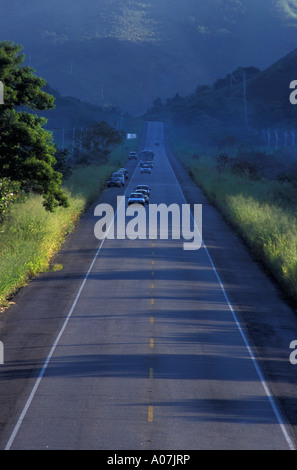 BR 101 autostrada Santos Rio road Brasile Foto Stock